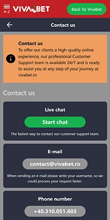 vivabet assistenza clienti